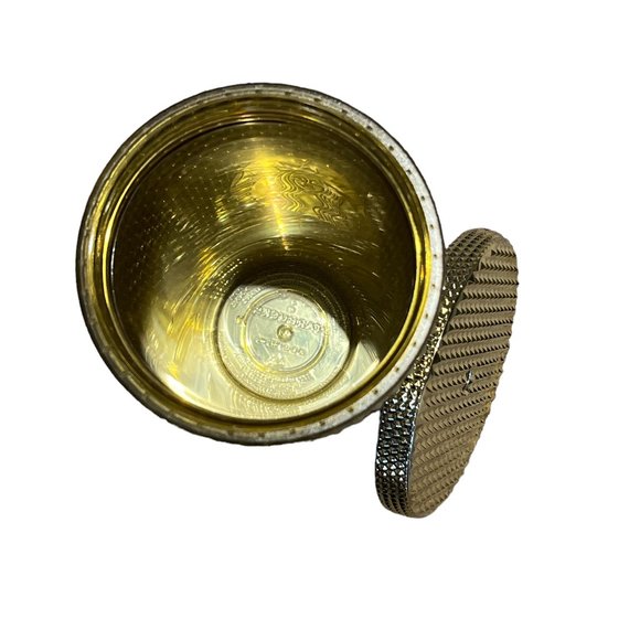 STARBUCKS Tumbler New Grande Holiday 2022 Gold Bling Metallic Chrome Studded - Picture 8 of 9